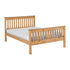 Monaco 5FT Bed High Foot End - Distressed Waxed Pine